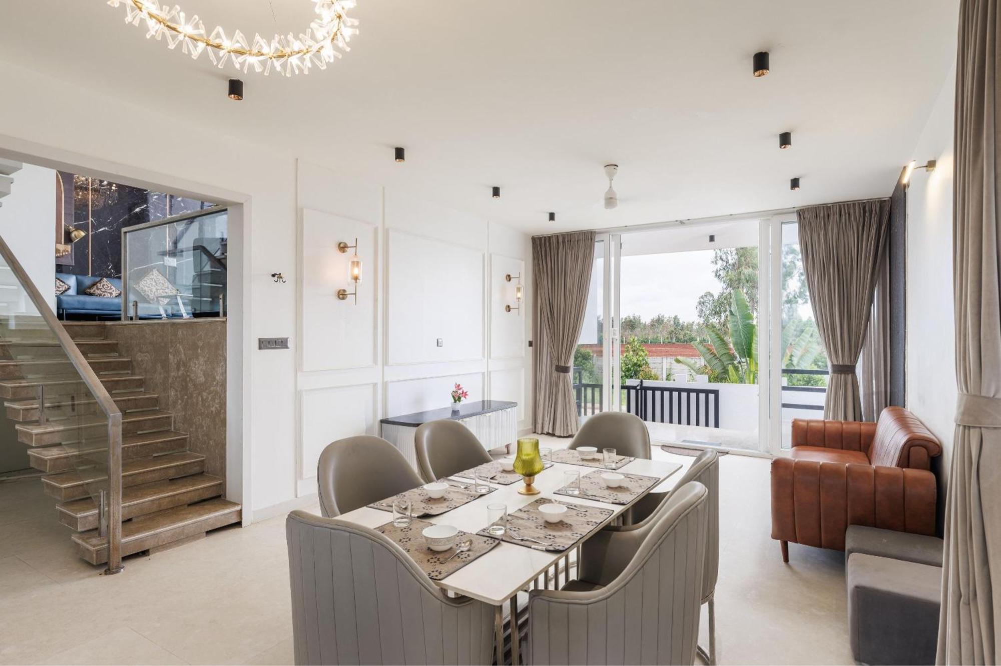 Celestial Sapphire Villa Pvt Pool Veg Food 4Bhk Dod Ballāpur Exterior photo